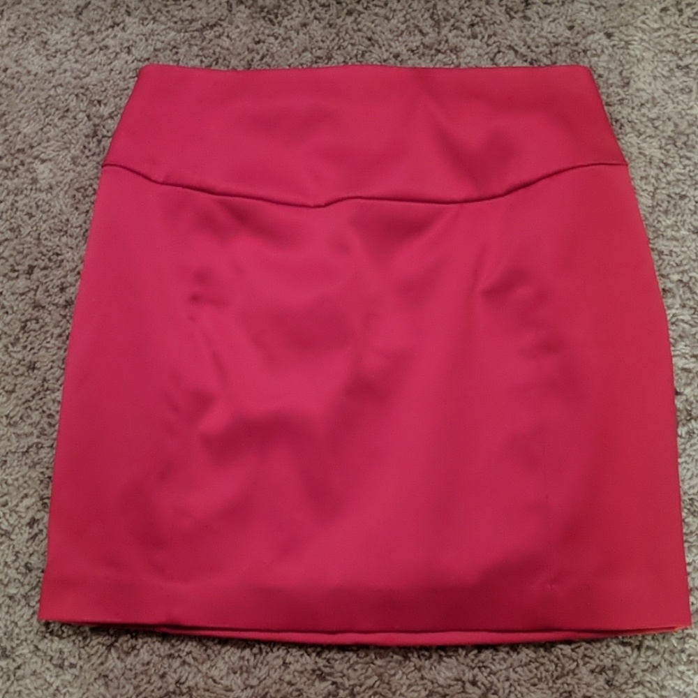 Express red skirt size 10